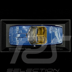 Maserati Ghibli Spider 1969 Blue Metallic 1/43 Minichamps 400123330