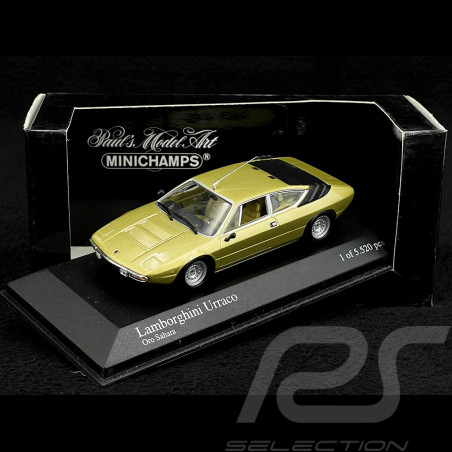 Lamborghini Urraco 1974 Metallic Gold 1/43 Minichamps 400103320