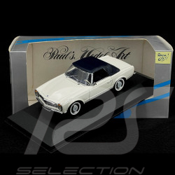 Mercedes-Benz 280 SL Cabriolet Softtop W113 1968 Blanc Pneus Flancs Blancs 1/43 Minichamps 430032240