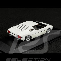 Lamborghini Bravo Concept 1974 Repeint 2005 Blanc Métallisé 1/43 Minichamps 400103670