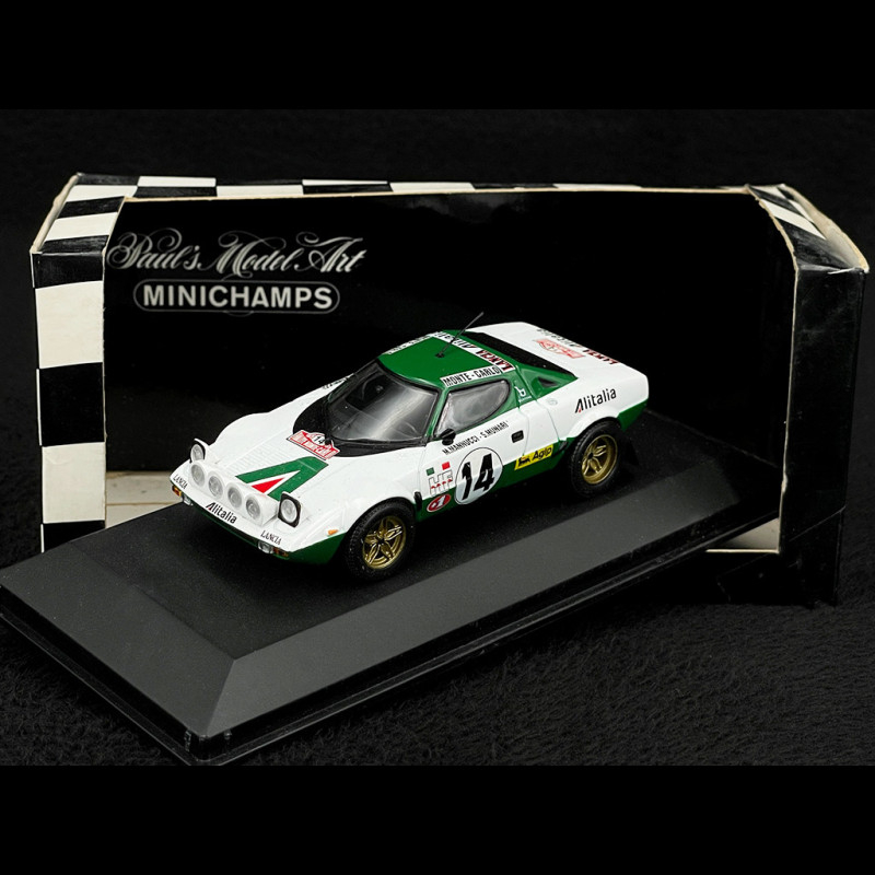 Lancia Stratos Alitalia n°14 1975 Monte‑Carlo Winner 1/43