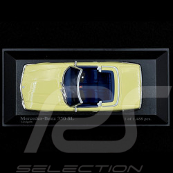 Mercedes-Benz 350 SL Cabriolet 1971 Jaune Clair 1/43 Minichamps 430033436