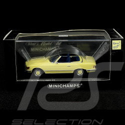 Mercedes-Benz 350 SL Cabriolet 1971 Light Yellow 1/43 Minichamps 430033436