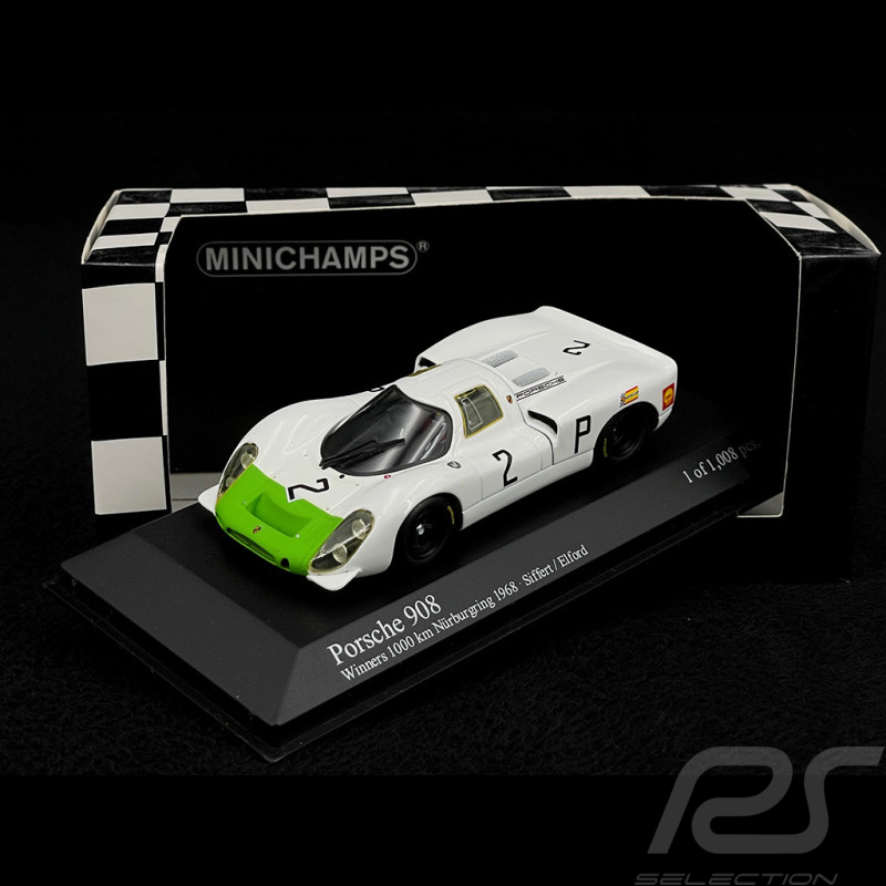 Porsche 908 K n° 2 Winner 1000 km Nürburgring 1968 1/43 Minichamps 400686802