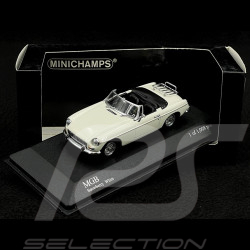 MG B Cabriolet 1968 Blanc 1/43 Minichamps 430131036
