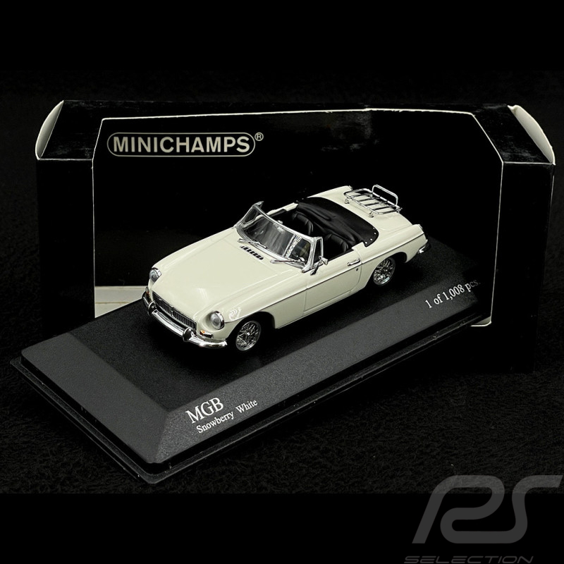 MG B Cabriolet 1968 White 1/43 Minichamps 430131036
