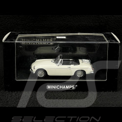 MG B Cabriolet 1968 Blanc 1/43 Minichamps 430131036
