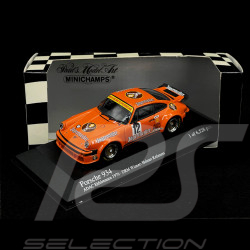 Helmut Kelleners Porsche 934 Sieger DRM Nürburgring 1976 Orange 1/43 Minichamps 400766412