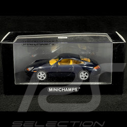 Porsche 996 Coupé 1998 bleu 1/43 Minichamps 400061180