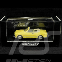 Volkswagen Karmann Ghia Cabriolet 1957 Jaune 1/43 Minichamps 430051042