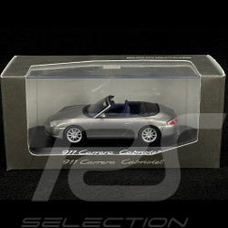 Porsche 911 Carrera Cabriolet Typ 996 Grau 1/43 Minichamps WAP02008012