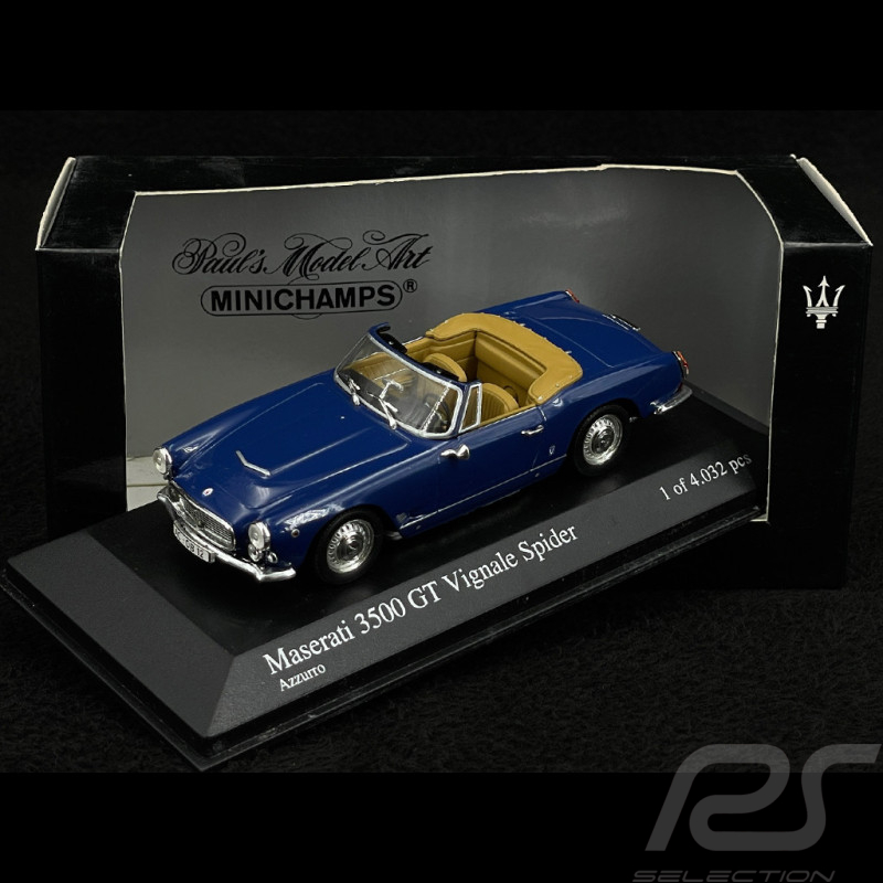 Maserati 3500 GT Vignale Spider 1961 Dark Blue 1/43 Minichamps 400123230