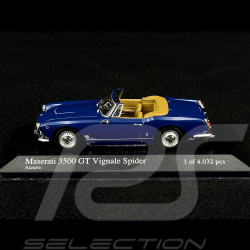 Maserati 3500 GT Vignale Spider 1961 Dunkelblau 1/43 Minichamps 400123230