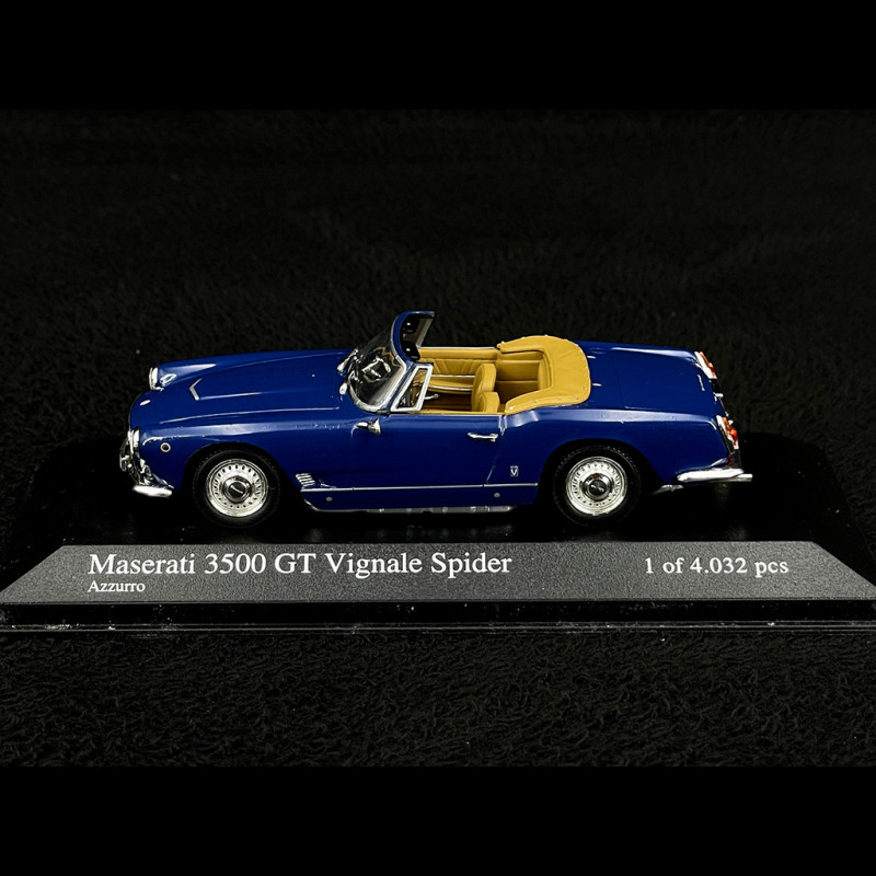 Maserati 3500 GT Vignale Spider 1961 Dark Blue 1/43 Minichamps