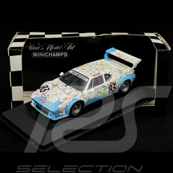 BMW M1 n° 83 24h Le Mans 1980 Carte de France 1/43 Minichamps 430802583