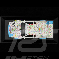 BMW M1 n° 83 24h Le Mans 1980 Carte de France 1/43 Minichamps 430802583