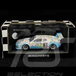 BMW M1 n° 83 24h Le Mans 1980 Carte de France 1/43 Minichamps 430802583