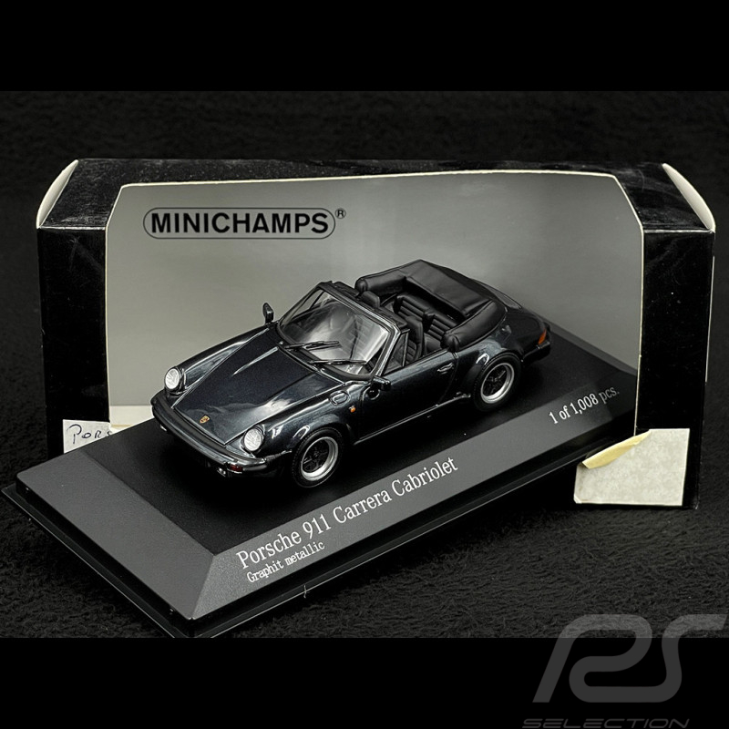 Porsche 911 Carrera Cabriolet 1983 grau 1/43 Minichamps 430062037