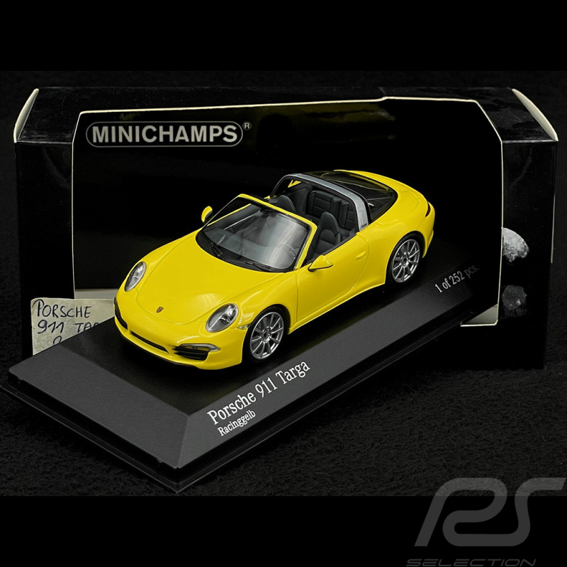 Porsche 991 targa 4 2013 gelb 1/43 Minichamps 410062441