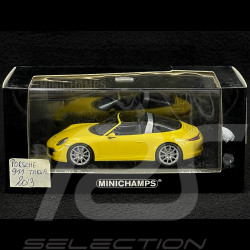 Porsche 991 targa 4 2013 gelb 1/43 Minichamps 410062441