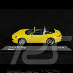 Porsche 991 targa 4 2013 gelb 1/43 Minichamps 410062441