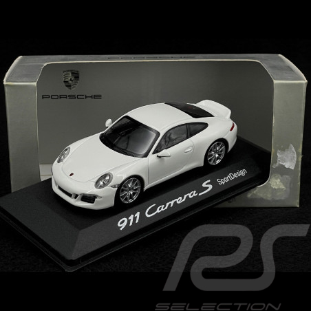 Porsche 911 Typ 991 Carrera S Sport Design weiß 1/43 Minichamps WAP0201140D