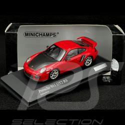 Porsche 911 type 997 GT2 RS rouge indien / carbone 1/43 Minichamps 400069408