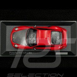 Porsche 911 type 997 GT2 RS rouge indien / carbone 1/43 Minichamps 400069408