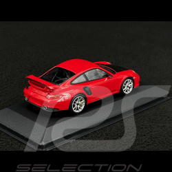 Porsche 911 type 997 GT2 RS rouge indien / carbone 1/43 Minichamps 400069408