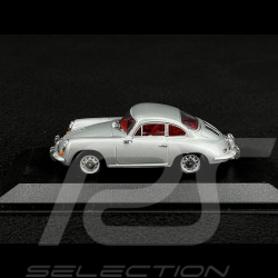 Porsche 356 C coupe 1963 Silver Grey 1/43 Minichamps 430062321