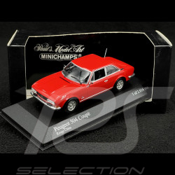 Peugeot 504 Coupe 1974 China Red 1/43 Minichamps 400112121