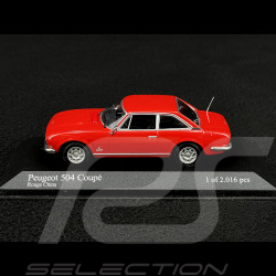 Peugeot 504 Coupe 1974 China Rot 1/43 Minichamps 400112121