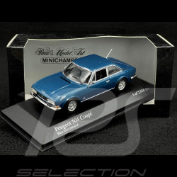 Peugeot 504 Coupe 1974 Irise Blue Metallic 1/43 Minichamps 400112124