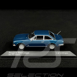 Peugeot 504 Coupe 1974 Irisblau Metallic 1/43 Minichamps 400112124