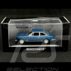 Peugeot 504 Coupe 1974 Irisblau Metallic 1/43 Minichamps 400112124