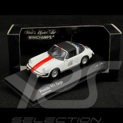 Porsche 911 Targa 1977 Police Weiß 1/43 Minichamps 400061290