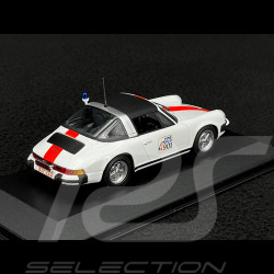 Porsche 911 Targa 1977 Police Weiß 1/43 Minichamps 400061290