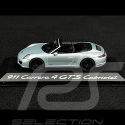 Porsche 911 Cabriolet Carrera 4 GTS type 991 Mk II 2017 rhodium grey 1/43 Herpa WAP0201040H