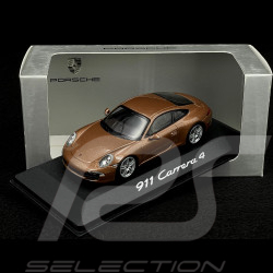 Porsche 911 type 991 Carrera 4 2012 cognac 1/43 Minichamps WAP0201090C