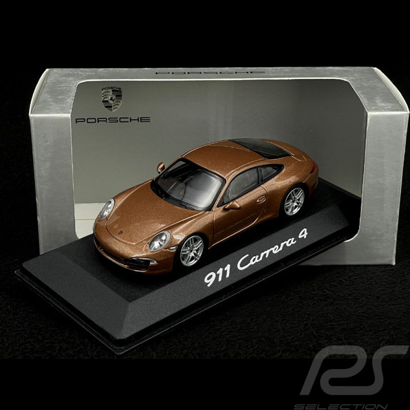 Porsche 911 type 991 Carrera 4 2012 cognac 1/43 Minichamps WAP0201090C