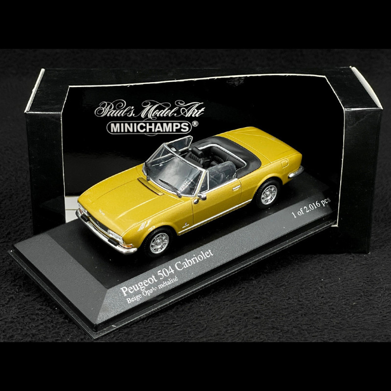 Miniature Peugeot 504 Cabriolet Dan Toys - Avec Personnage - Occasion Parfait état - Boîte D'origine