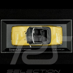 Peugeot 504 Cabriolet 1974 Beige Opale Métallisé 1/43 Minichamps 400112134