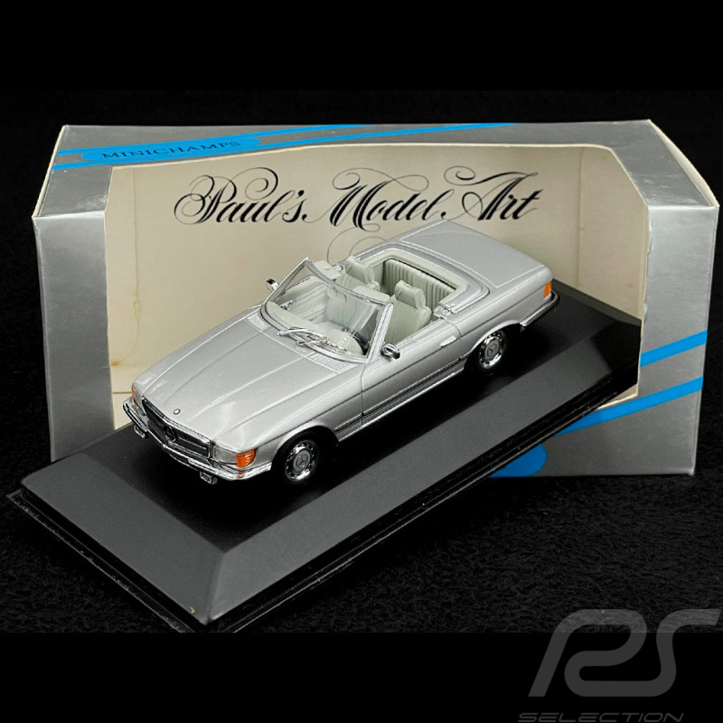 Mercedes‑Benz 350 SL Cabriolet 1970 Silver Métallisé 1/43 Minichamps 430033430