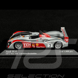 Audi R10 n° 3 5. 24h Le Mans 2007 1/43 Minichamps 400071603