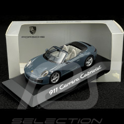 Porsche 911 type 991 Carrera Cabriolet 2015 Mk 2 graphitblau 1/43 Herpa WAP0201140G