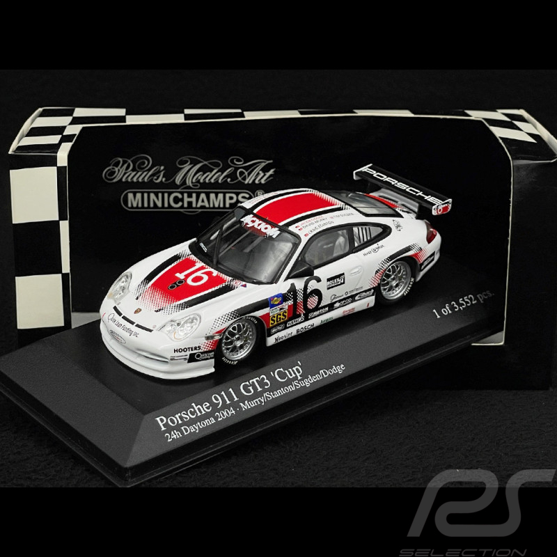 Porsche 911 GT3 Cup Type 996 n° 16 24h Daytona 2004 1/43 Minichamps 400046216