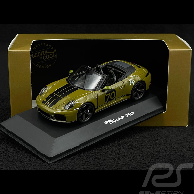 Porsche 911 Spirit 70 Type 992 Cabriolet 2025 Olive Neo 1/43 Spark WAP0200530SGTS
