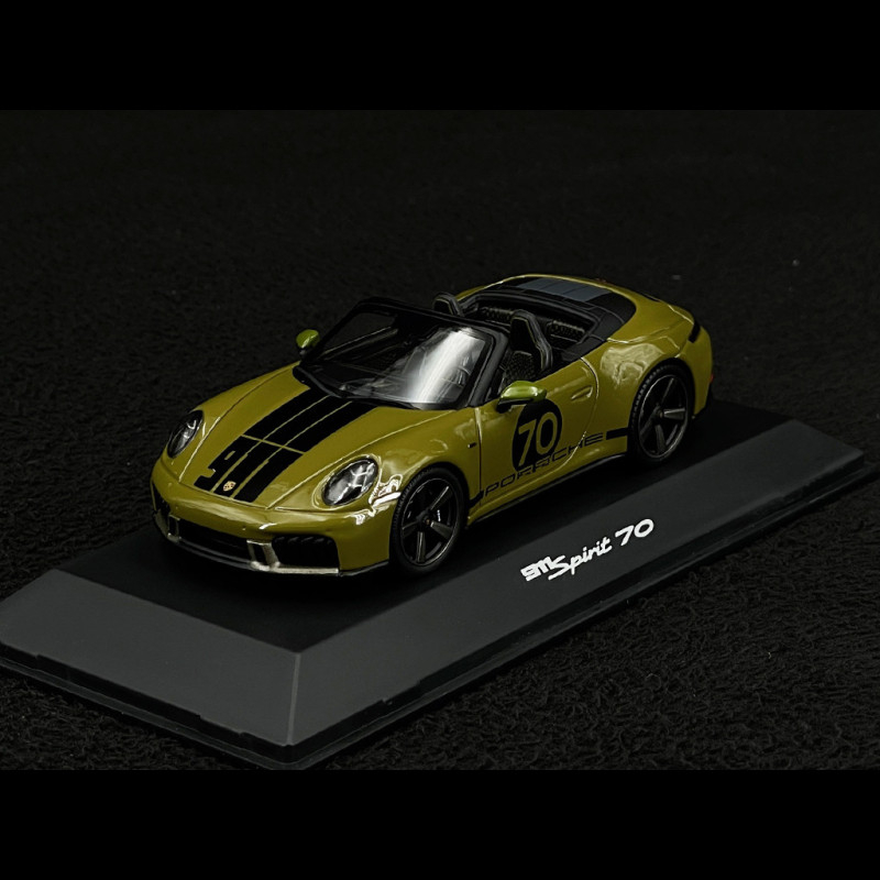 Porsche 911 Spirit 70 Type 992 Cabriolet 2025 Olive Neo 1/43 Spark