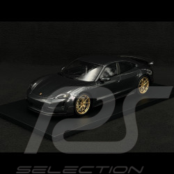 Porsche Taycan Turbo GT 2024 Gris Métallique 1/18 Minichamps 117069401