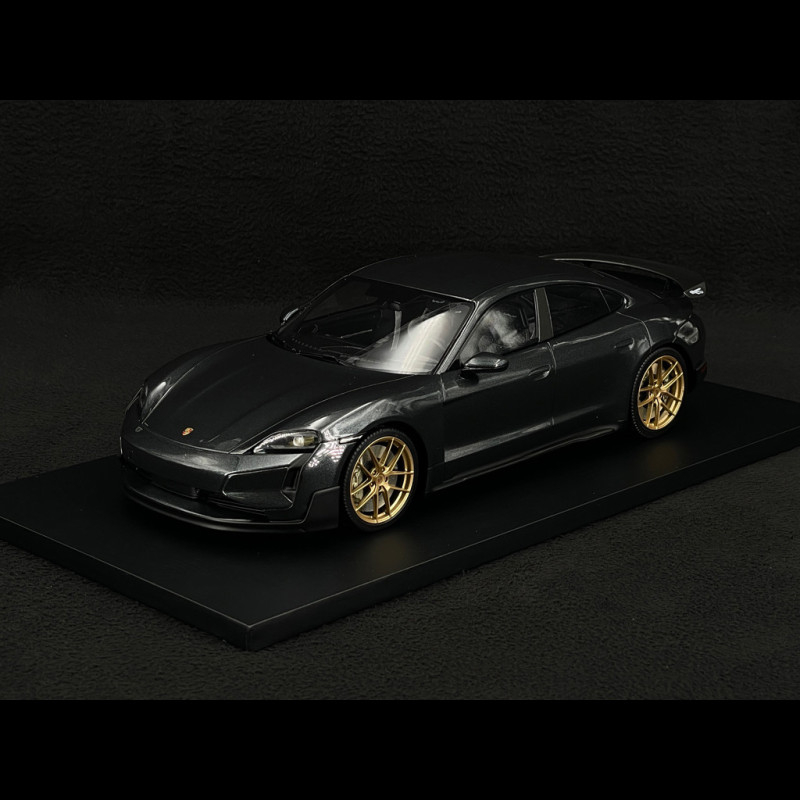 Porsche Taycan Turbo GT 2024 Metallic Grey 1/18 Minichamps 117069401